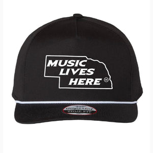 Nebraska “Music Lives Here” Imperial SnapBack Hat