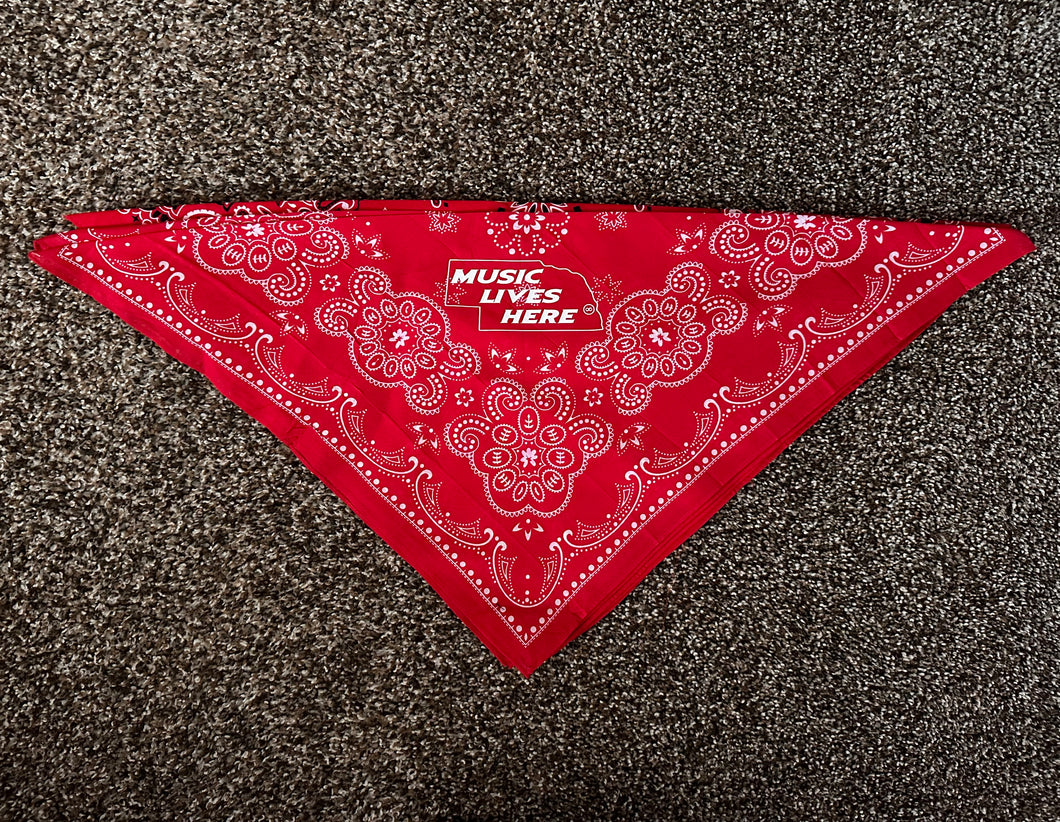 Nebraska “Music Lives Here” Bandana