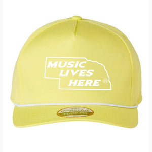 Nebraska “Music Lives Here” Imperial SnapBack Hat