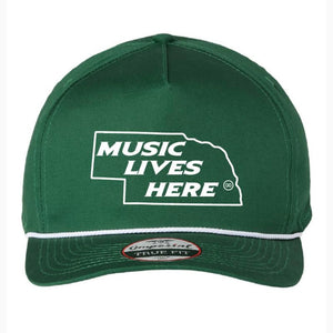 Nebraska “Music Lives Here” Imperial SnapBack Hat