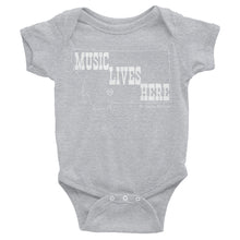 Montana "MUSIC LIVES HERE" Baby Onesie