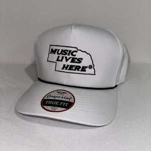 Nebraska “Music Lives Here” Imperial SnapBack Hat