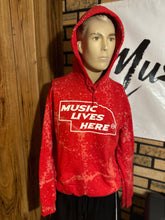 *Bleachin Tees* Nebraska “Music Lives Here” Hoodie (Omaha Stock)