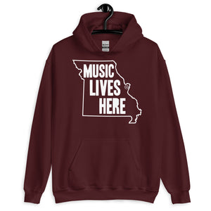 Missouri (St. Louis) "MUSIC LIVES HERE" Hoodie