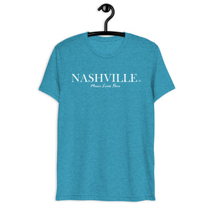 NASHVILLE "MUSIC LIVES HERE" Triblend T-Shirt