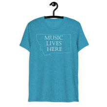 Montana "MUSIC LIVES HERE" Triblend T-Shirt