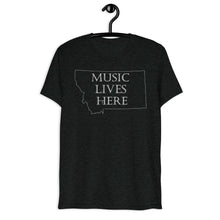 Montana "MUSIC LIVES HERE" Triblend T-Shirt