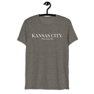 KANSAS CITY "MUSIC LIVES HERE" Triblend T-Shirt