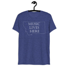 Montana "MUSIC LIVES HERE" Triblend T-Shirt