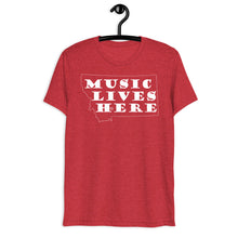 Montana "MUSIC LIVES HERE" Triblend T-Shirt