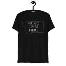 Montana "MUSIC LIVES HERE" Triblend T-Shirt