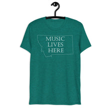 Montana "MUSIC LIVES HERE" Triblend T-Shirt