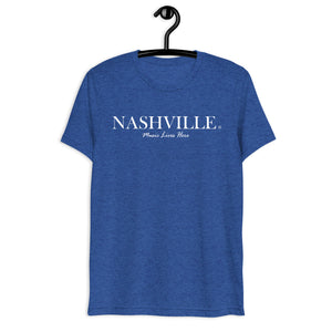 NASHVILLE "MUSIC LIVES HERE" Triblend T-Shirt