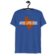 Texas Western "MUSIC LIVES HERE" Triblend T-shirt