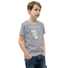 Florida "MUSIC LIVES HERE": Youth Short Sleeve T-Shirt