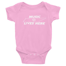 Tennessee "MUSIC LIVES HERE" Baby Onesie