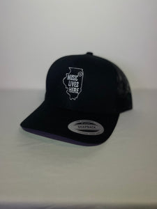 Illinois “Music Lives Here” Trucker SnapBack Hat