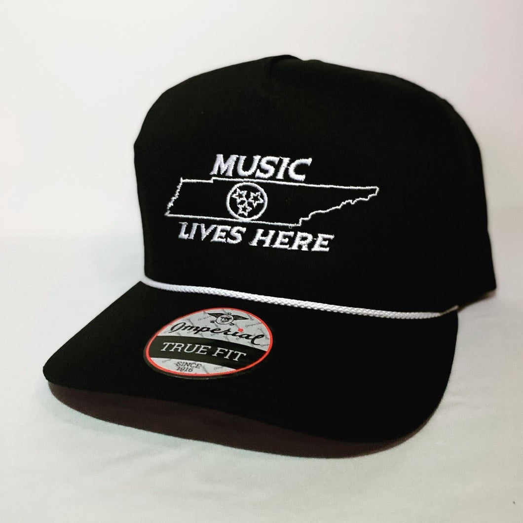 Tennessee “Music Lives Here” Imperial SnapBack Hat