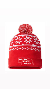 Nebraska “Music Lives Here” USA MADE Snowflake Stocking Hat