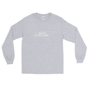 Tennessee "MUSIC LIVES HERE" Long Sleeve T-Shirt