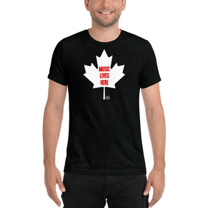 Canada "MUSIC LIVES HERE" Men's Triblend T-Shirt