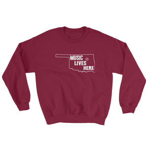 Oklahoma "MUSIC LIVES HERE" Sweatshirt