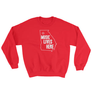 Georgia "MUSIC LIVES HERE" Men's Sweatshirt