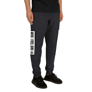 MUSIC LIVES HERE (A) Unisex Joggers