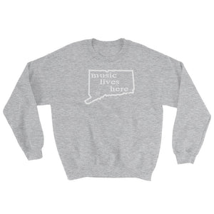 Conneticut "MUSIC LIVES HERE" Men's Sweatshirt