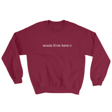 "MUSIC LIVES HERE" Men's Sweatshirt