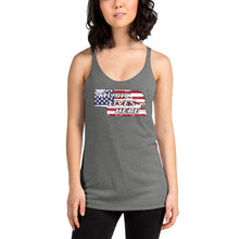 Nebraska Patriot "MUSIC LIVES HERE" Women's Triblend Racerback Tank