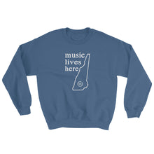 New Hampshire "MUSIC LIVES HERE" Men's Sweatshirt