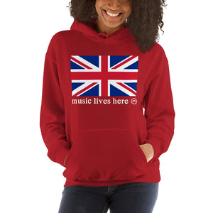 London "MUSIC LIVES HERE" Hooded Sweatshirt