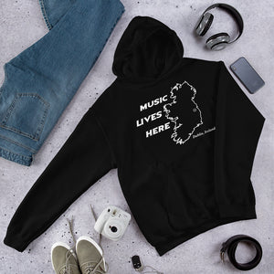 Ireland "MUSIC LIVES HERE" Hooded Sweatshirt