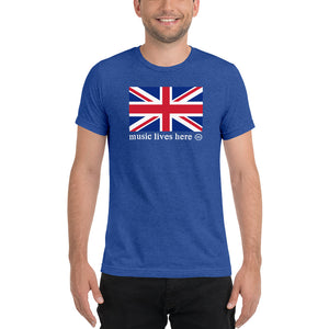 London "MUSIC LIVES HERE" Men's Triblend T-Shirt