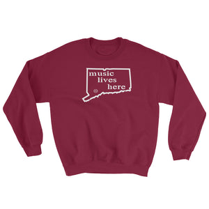 Conneticut "MUSIC LIVES HERE" Men's Sweatshirt