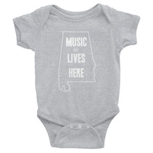 Alabama "MUSIC LIVES HERE" Baby Onesie