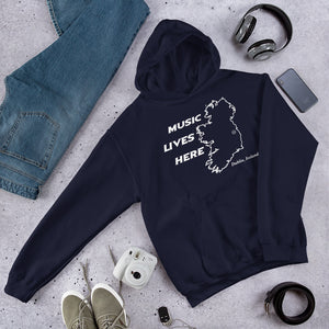 Ireland "MUSIC LIVES HERE" Hooded Sweatshirt