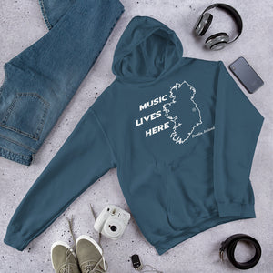 Ireland "MUSIC LIVES HERE" Hooded Sweatshirt