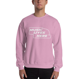 Nebraska "MUSIC LIVES HERE" Men's Sweatshirt