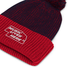 Nebraska "MUSIC LIVES HERE" Pom-Pom Beanie