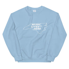 North Carolina "MUSIC LIVES HERE" Men's Sweatshirt
