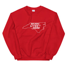North Carolina "MUSIC LIVES HERE" Men's Sweatshirt