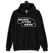 Nebraska "MUSIC LIVES HERE" Hooded Sweatshirt