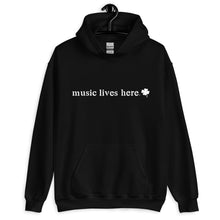 Irish "Music Lives Here' Hooded Sweatshirt