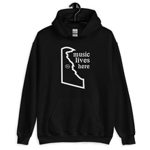 Delaware "MUSIC LIVES HERE" Men's Hooded Sweatshirt
