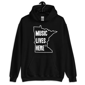 Minnesota "MUSIC LIVES HERE" Hooded Sweatshirt