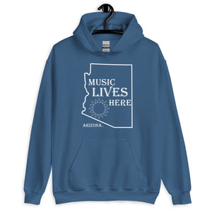 Arizona "MUSIC LIVES HERE" Hooded Sweatshirt