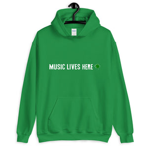 Irish "MUSIC LIVES HERE" Unisex Hoodie