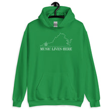 Virginia "MUSIC LIVES HERE" Hooded Sweatshirt